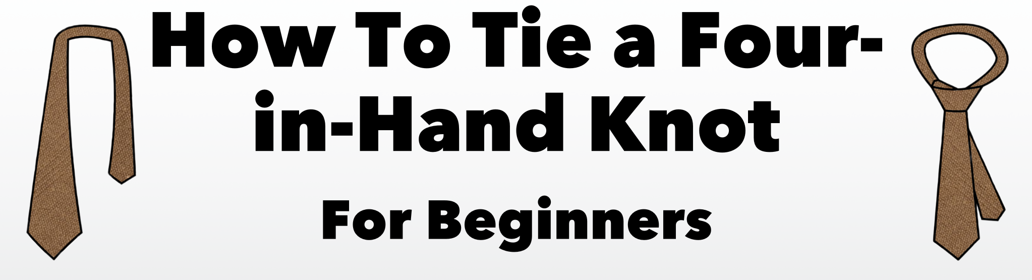 Hand Making A Four How to Tie a Four-in-Hand Knot (Beginner Knot Tutorial) | Otis & Oliver