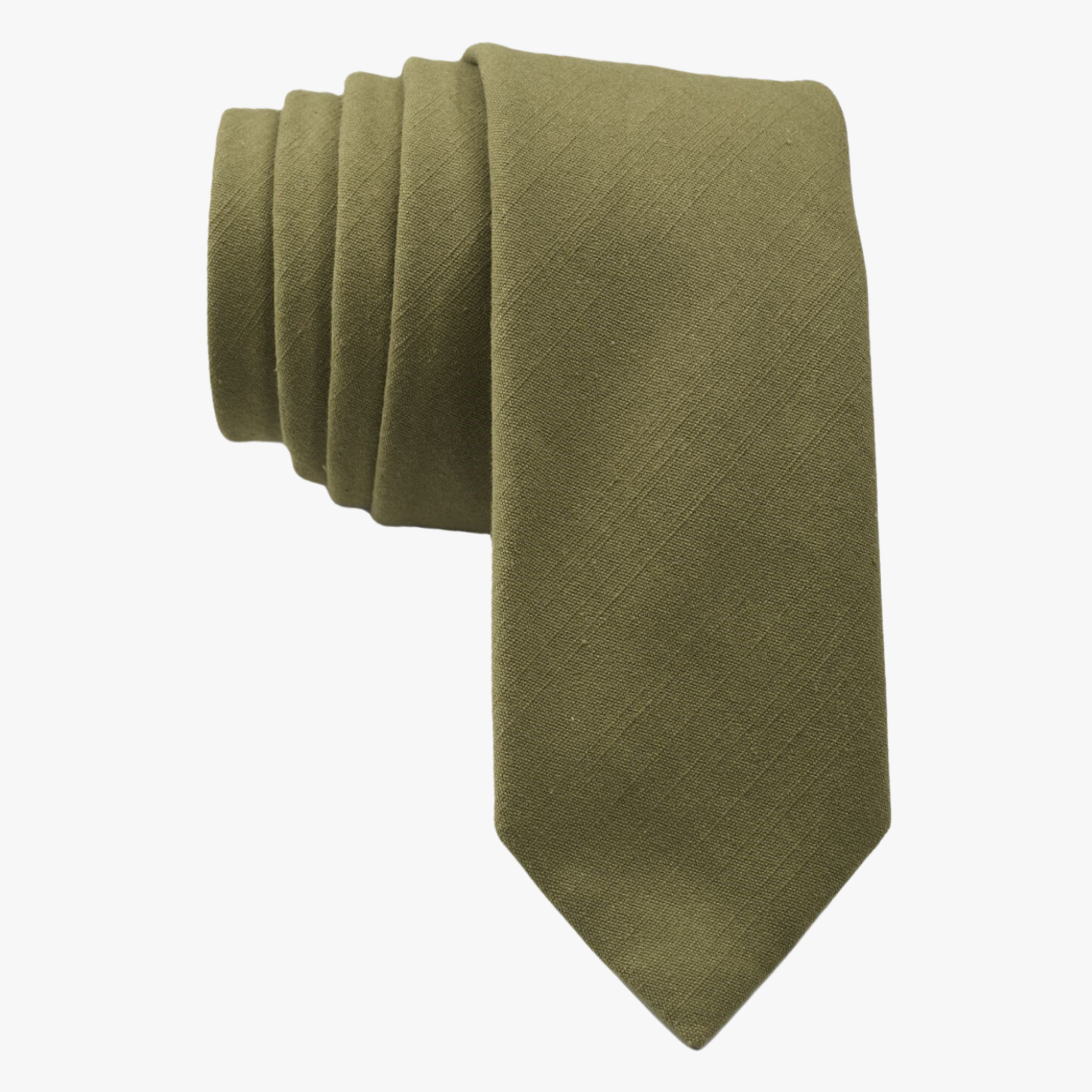 Full sized plain tie for men, women, and boys. The color is  a military moss green. It is pure cotton and ideal for missions.