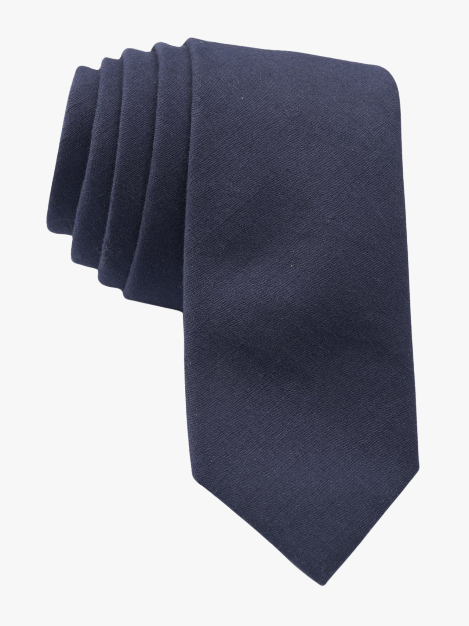 Full sized plain tie for men, women, and boys. The color is dark navy blue. It is pure cotton and ideal for missionaries.